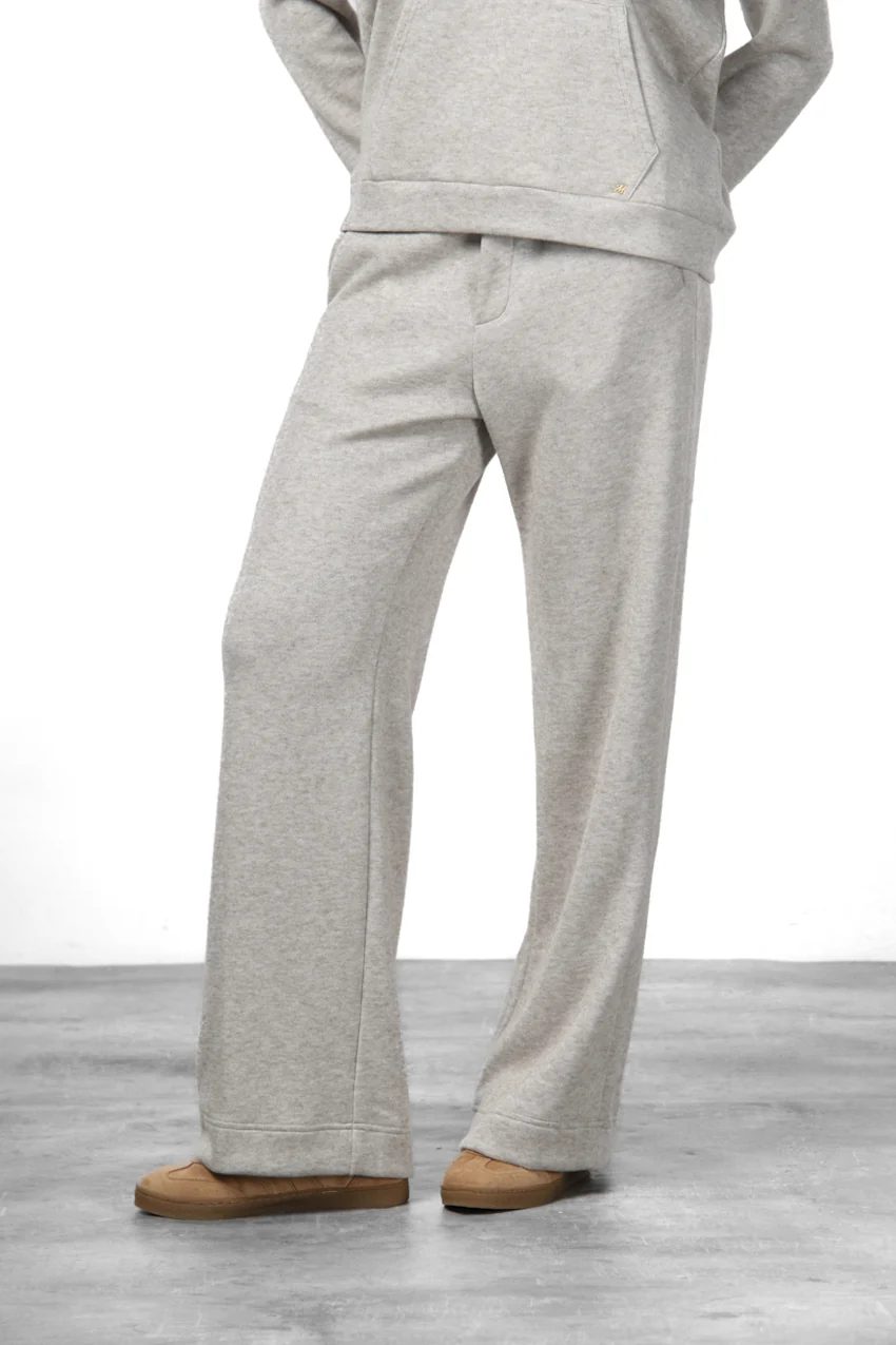 New York Studio Elax pantalón chino de mujer en jersey efecto punto straight fit