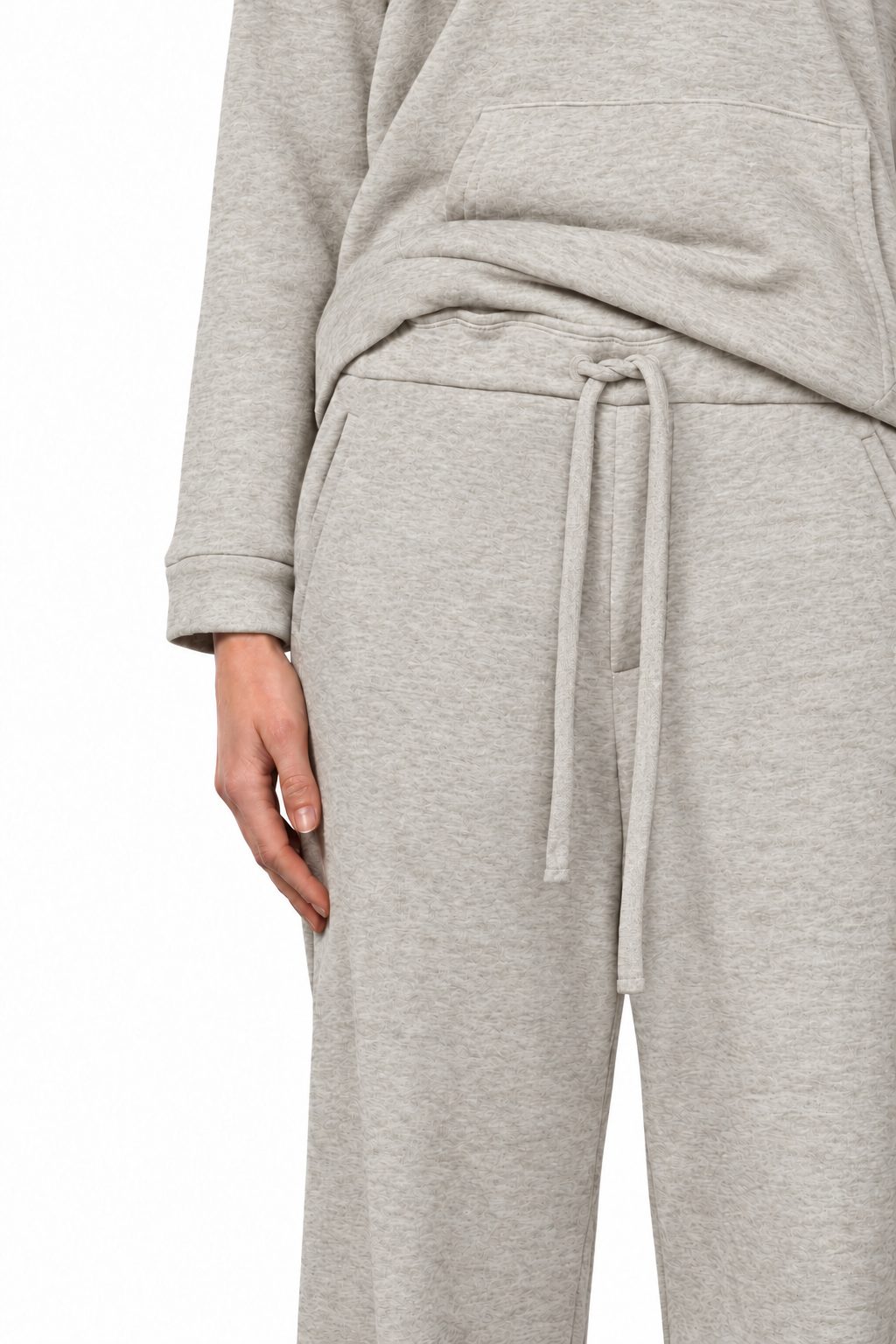 New York Studio Elax pantalón chino de mujer en jersey efecto punto straight fit