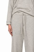 New York Studio Elax pantalón chino de mujer en jersey efecto punto straight fit