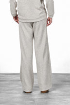 New York Studio Elax pantalón chino de mujer en jersey efecto punto straight fit