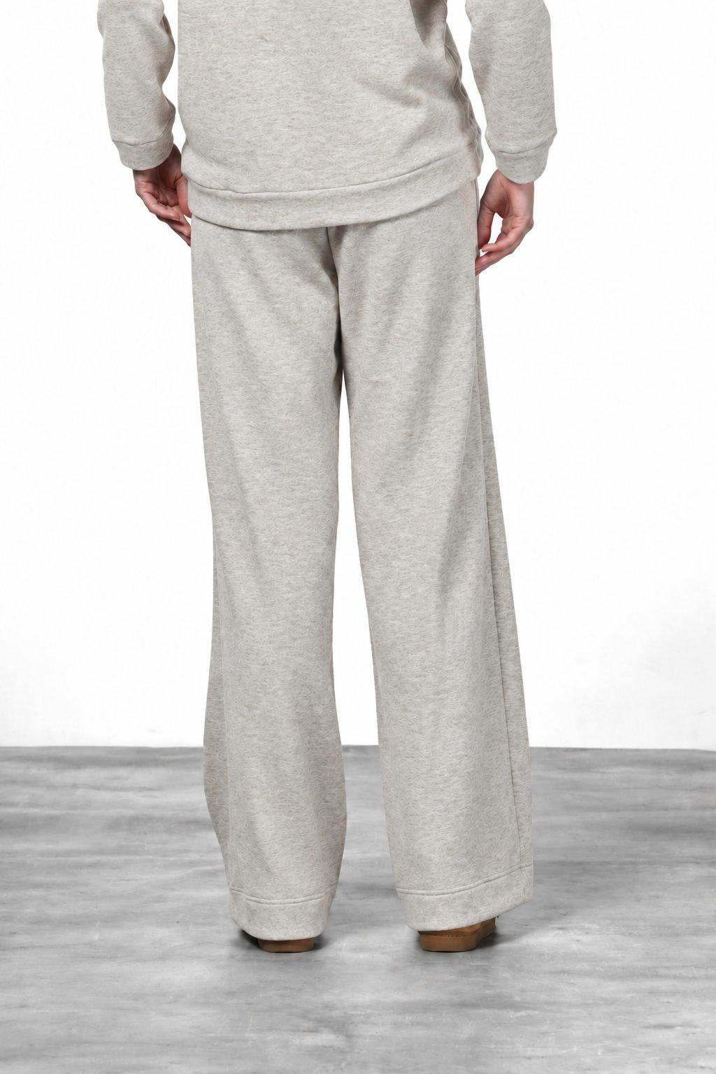 New York Studio Elax pantalón chino de mujer en jersey efecto punto straight fit