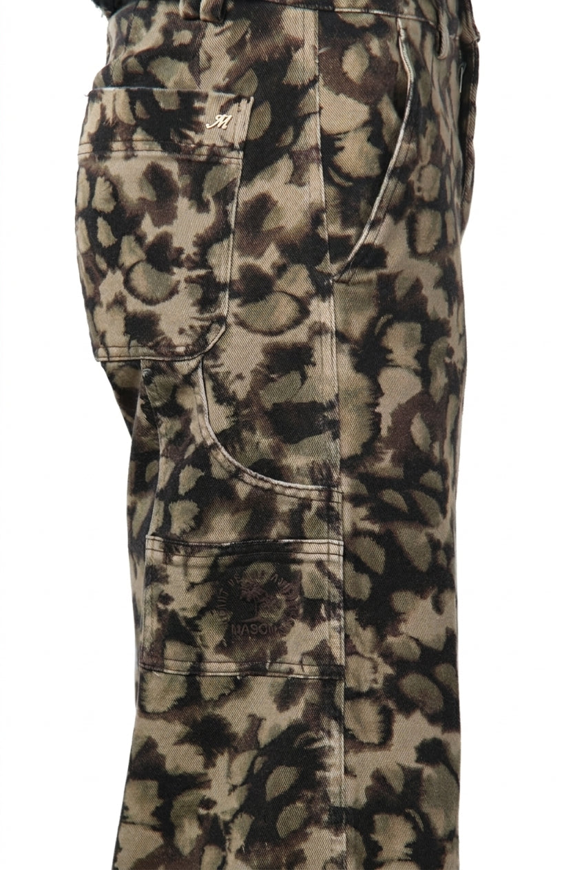 Dallas Wide Work pantalón chino de mujer en bull motivo camouflage straight fit
