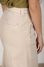 Vivienne City pantalón chino mujer en bull stretch balloon fit