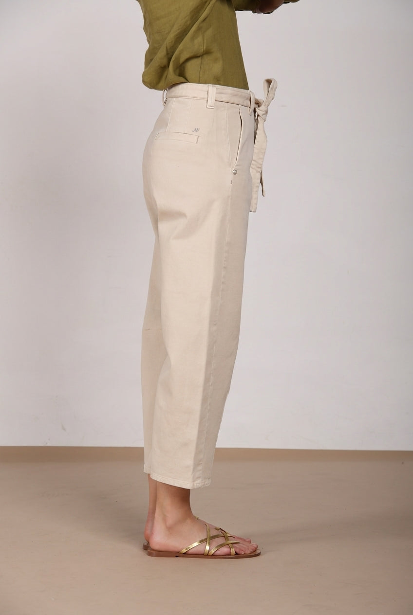 Vivienne City pantalón chino mujer en bull stretch balloon fit