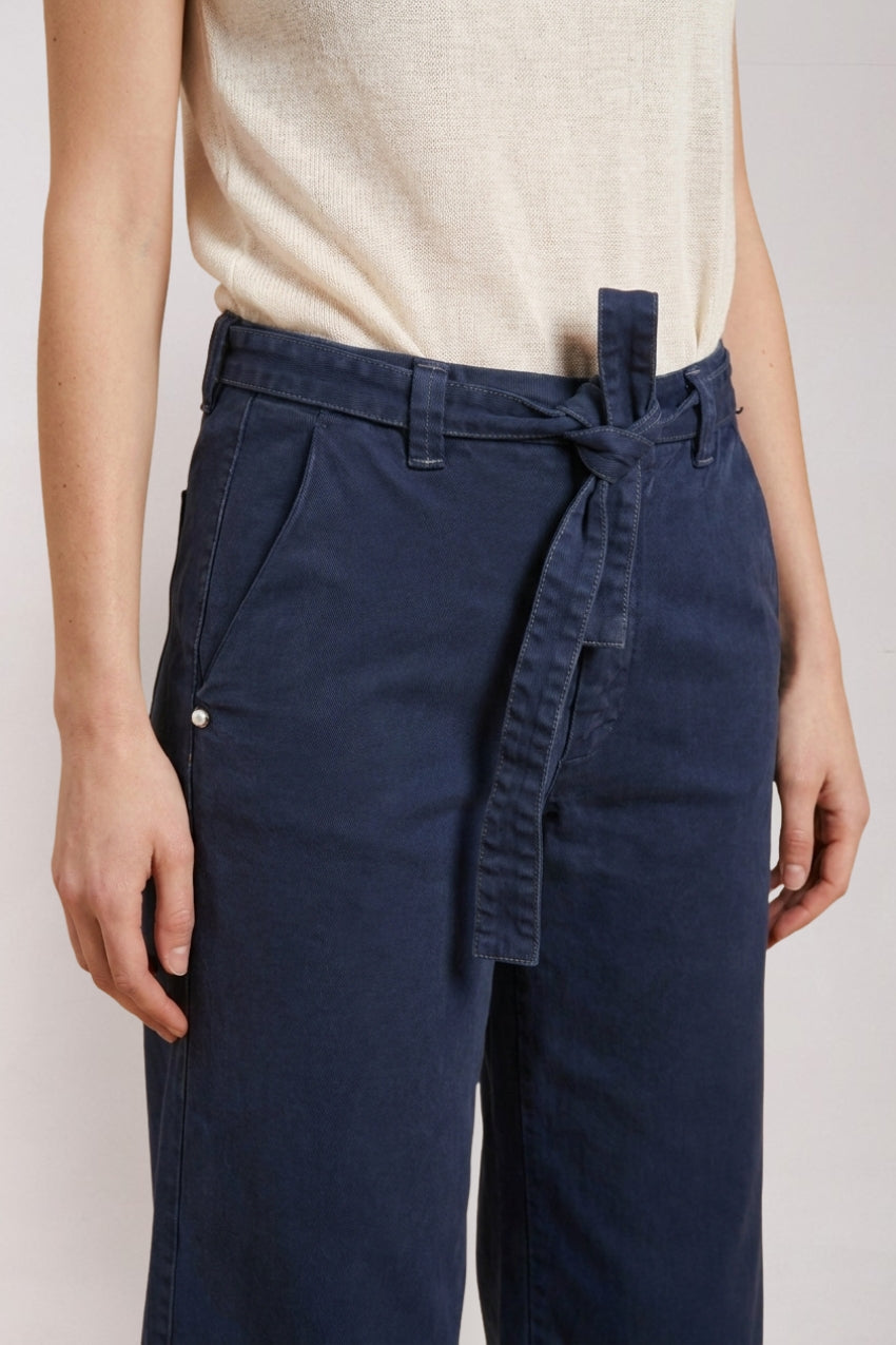 Vivienne City pantalón chino mujer en bull stretch balloon fit