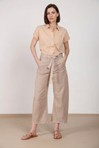 Vivienne City women's chino pants in stretch bull balloon fit