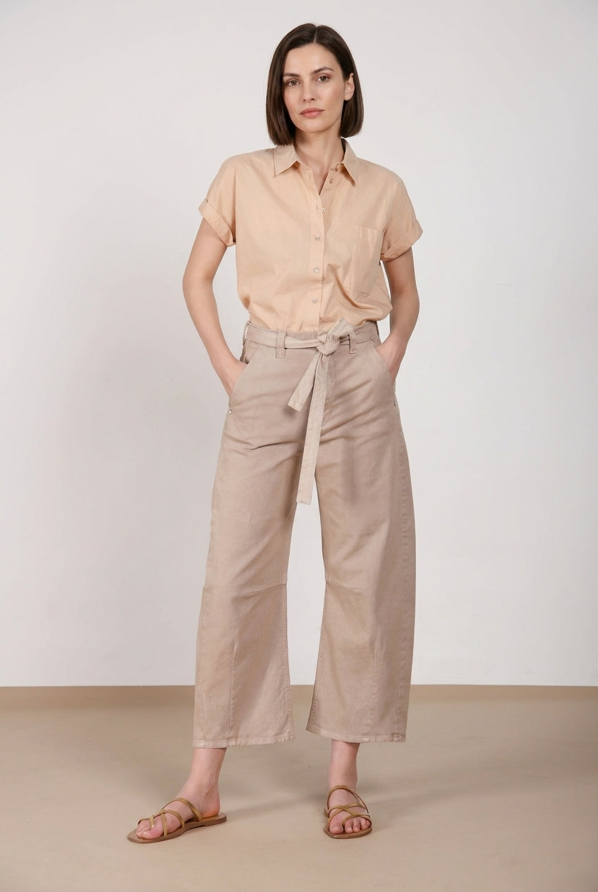 Vivienne City pantalón chino mujer en bull stretch balloon fit