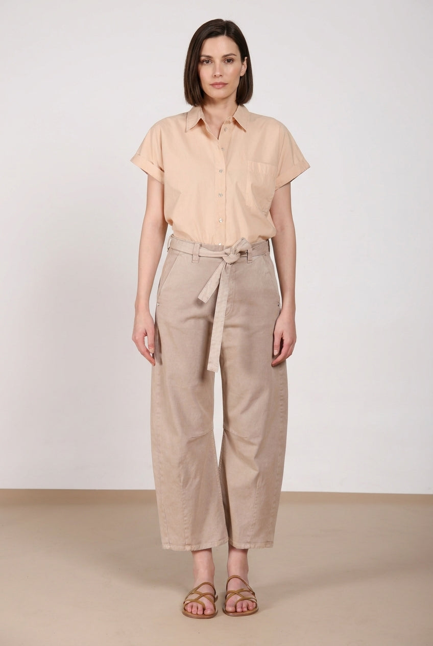 Vivienne City women's chino pants in stretch bull balloon fit