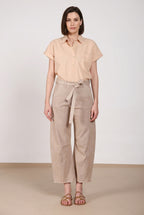 Vivienne City women's chino pants in stretch bull balloon fit