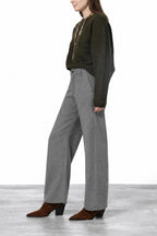 Vivienne City women’s chino pants in wool with balloon fit