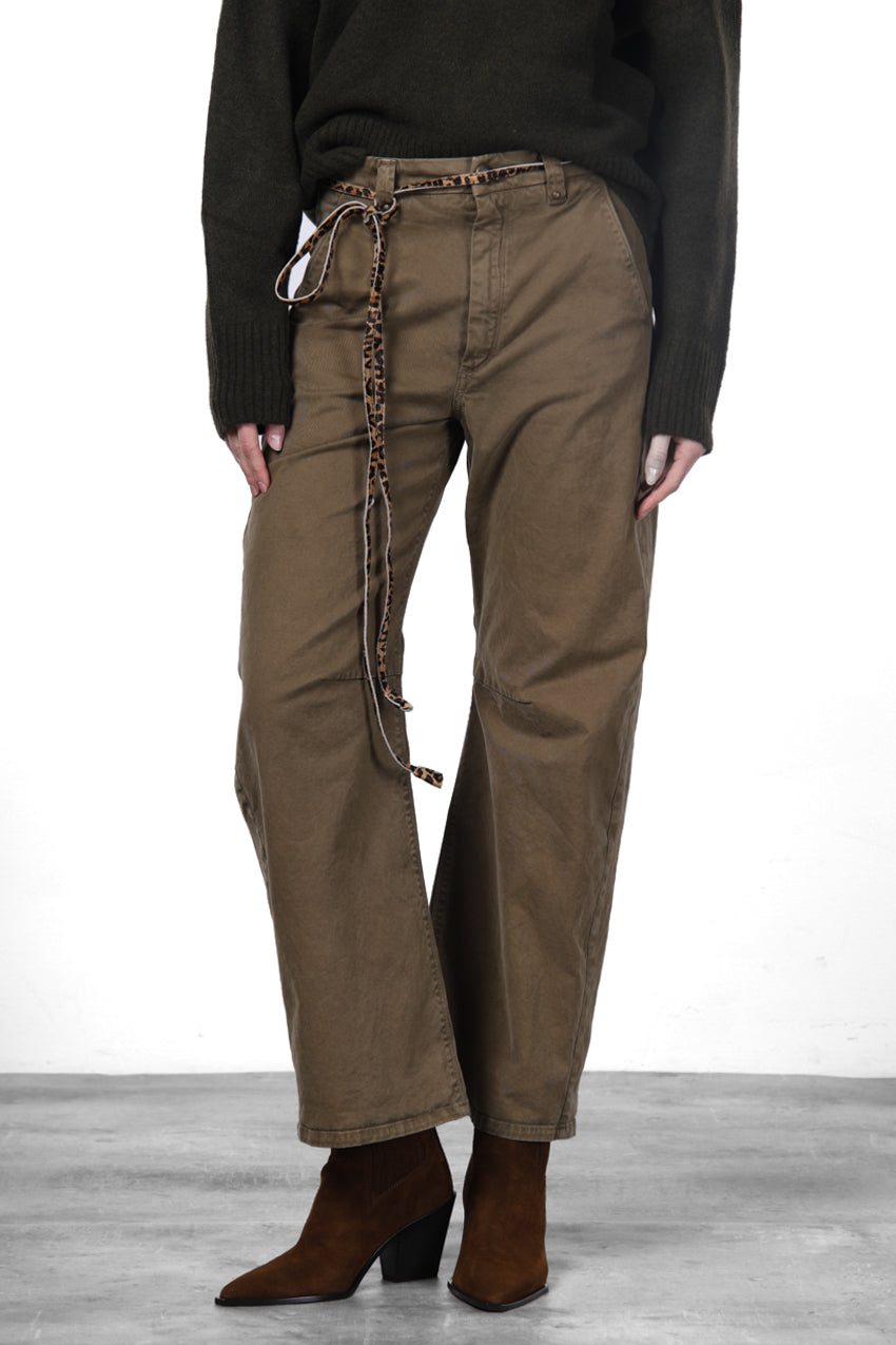 Vivienne City pantalón chino de mujer en gabardina balloon fit
