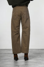 Vivienne City pantalón chino de mujer en gabardina balloon fit