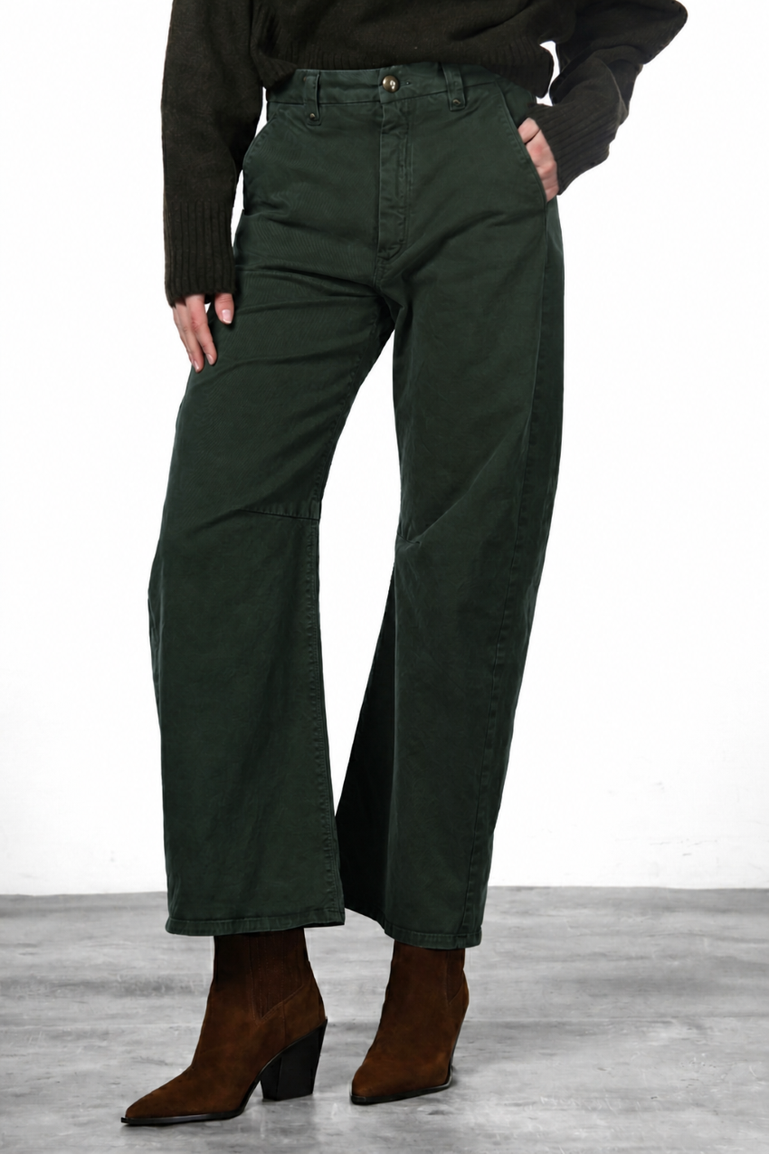 Vivienne City Chinohose für Damen aus Gabardine mit Balloon Fit