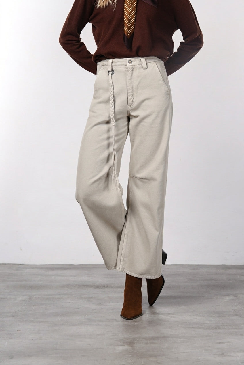 Valerie Chinohose für Damen aus Twill mit balloon fit