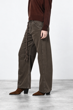 Veronique Chinohose für Damen aus Twill mit balloon fit ①
