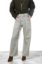 Venice Chinohose für Damen aus Twill mit balloon fit ①