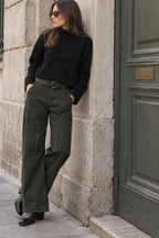 Silvye pantalone chino donna in twill baloon fit
