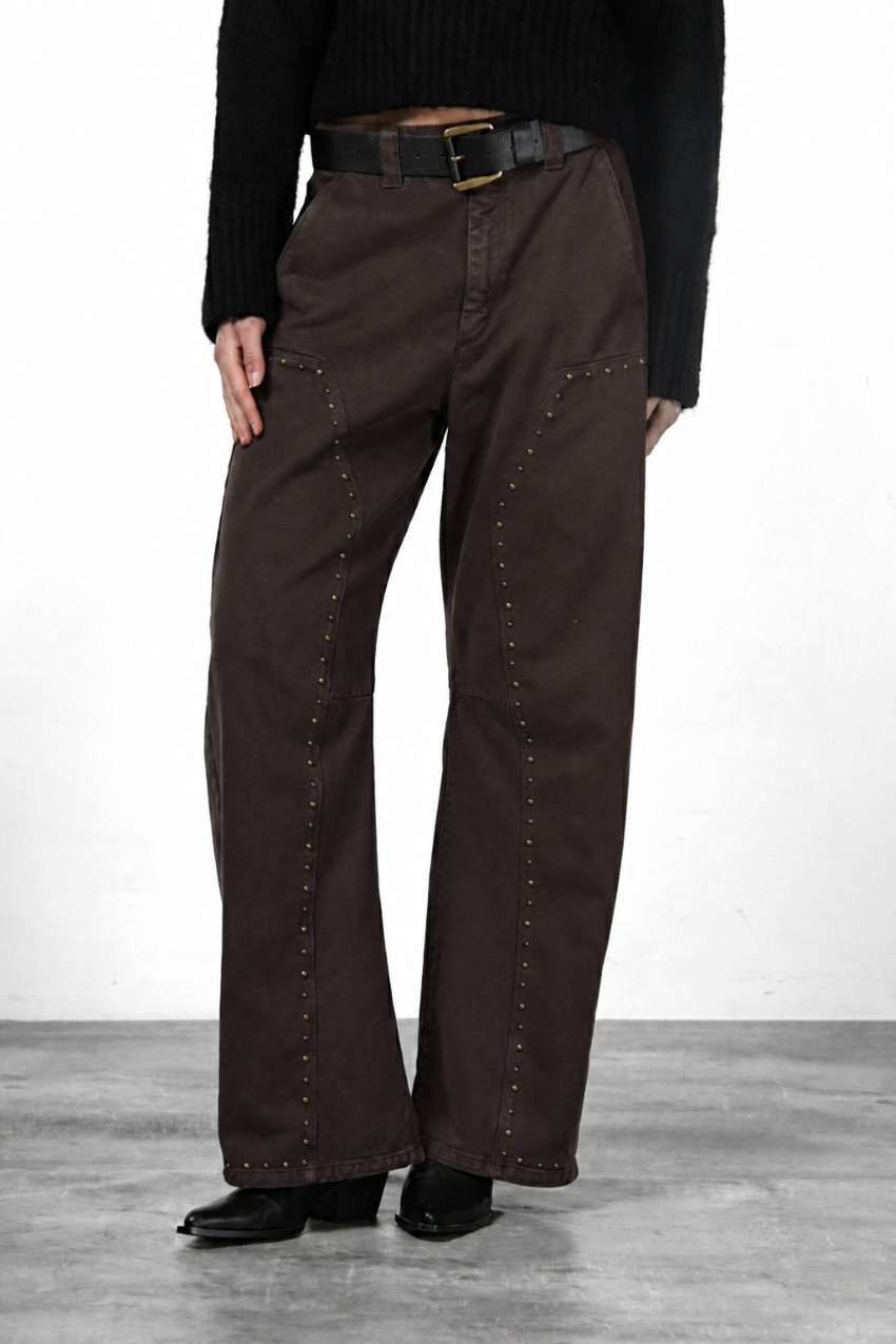 Silvye pantalone chino donna in twill baloon fit