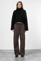 Silvye pantalone chino donna in twill baloon fit