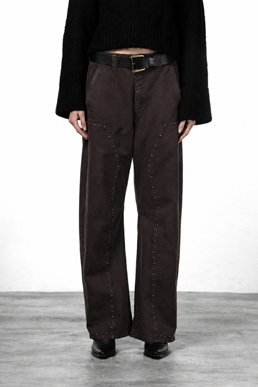 Silvye pantalone chino donna in twill baloon fit