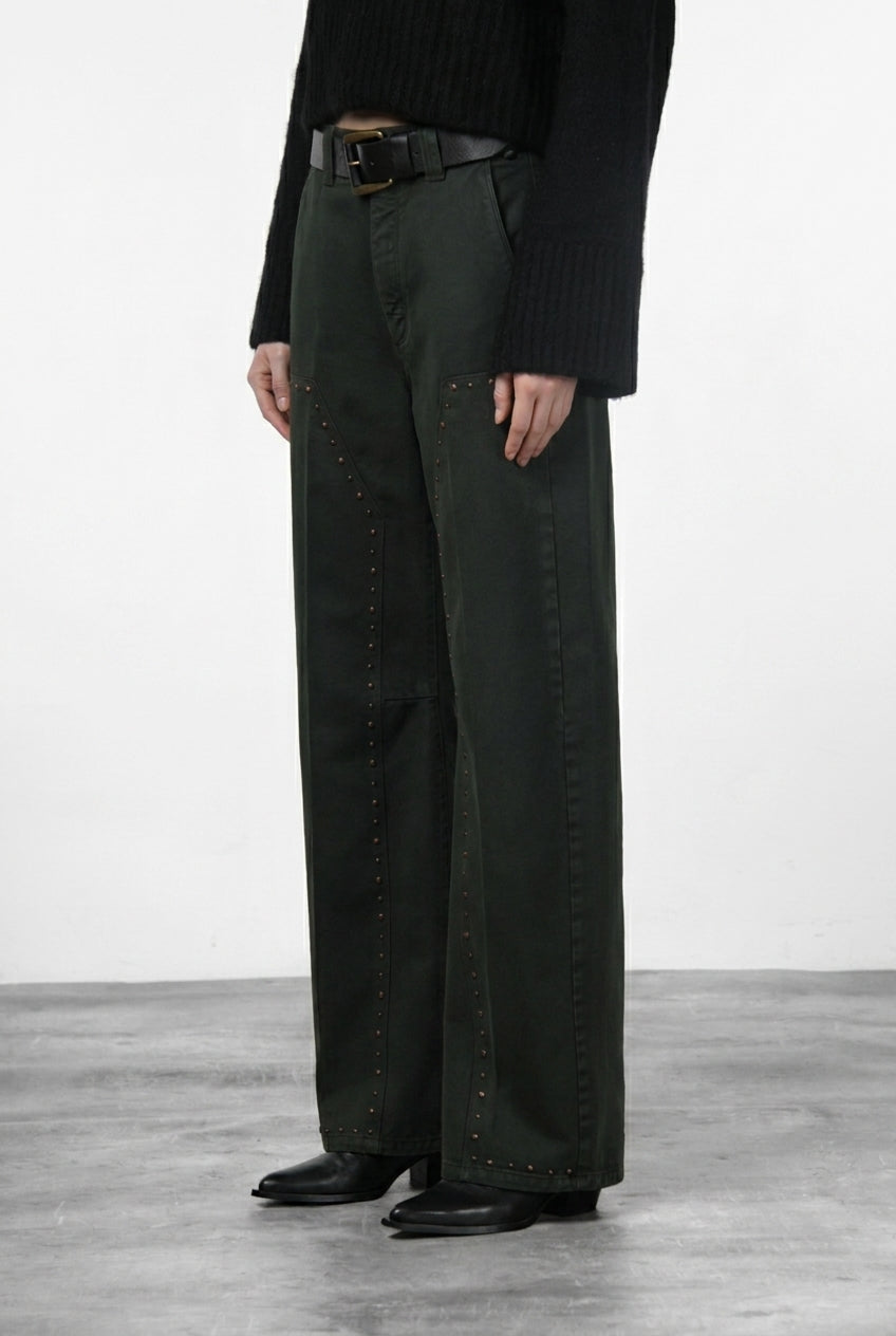 Silvye pantalon chino femme en twill balloon fit