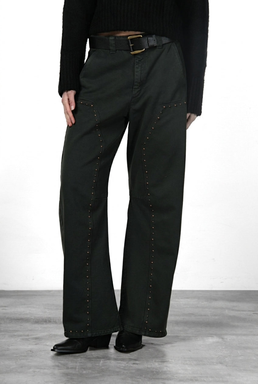 Silvye pantalone chino donna in twill baloon fit