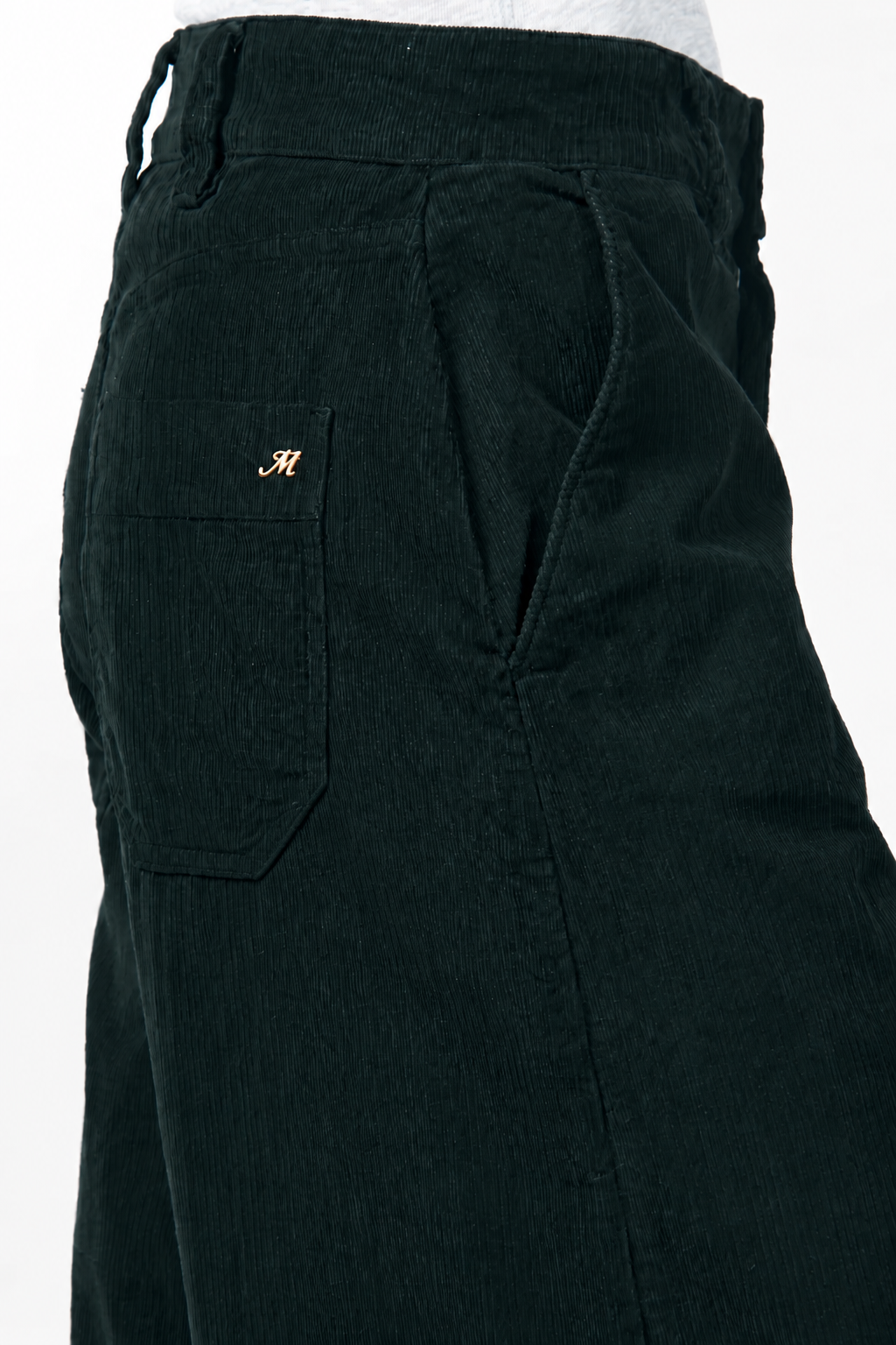 New York Wide pantalone chino donna in velluto 500 righe wide leg