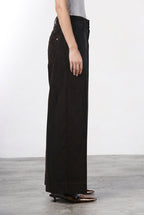 New York Wide pantalone chino donna in velluto 500 righe wide leg