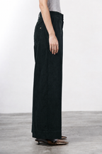 New York Wide pantalone chino donna in velluto 500 righe wide leg