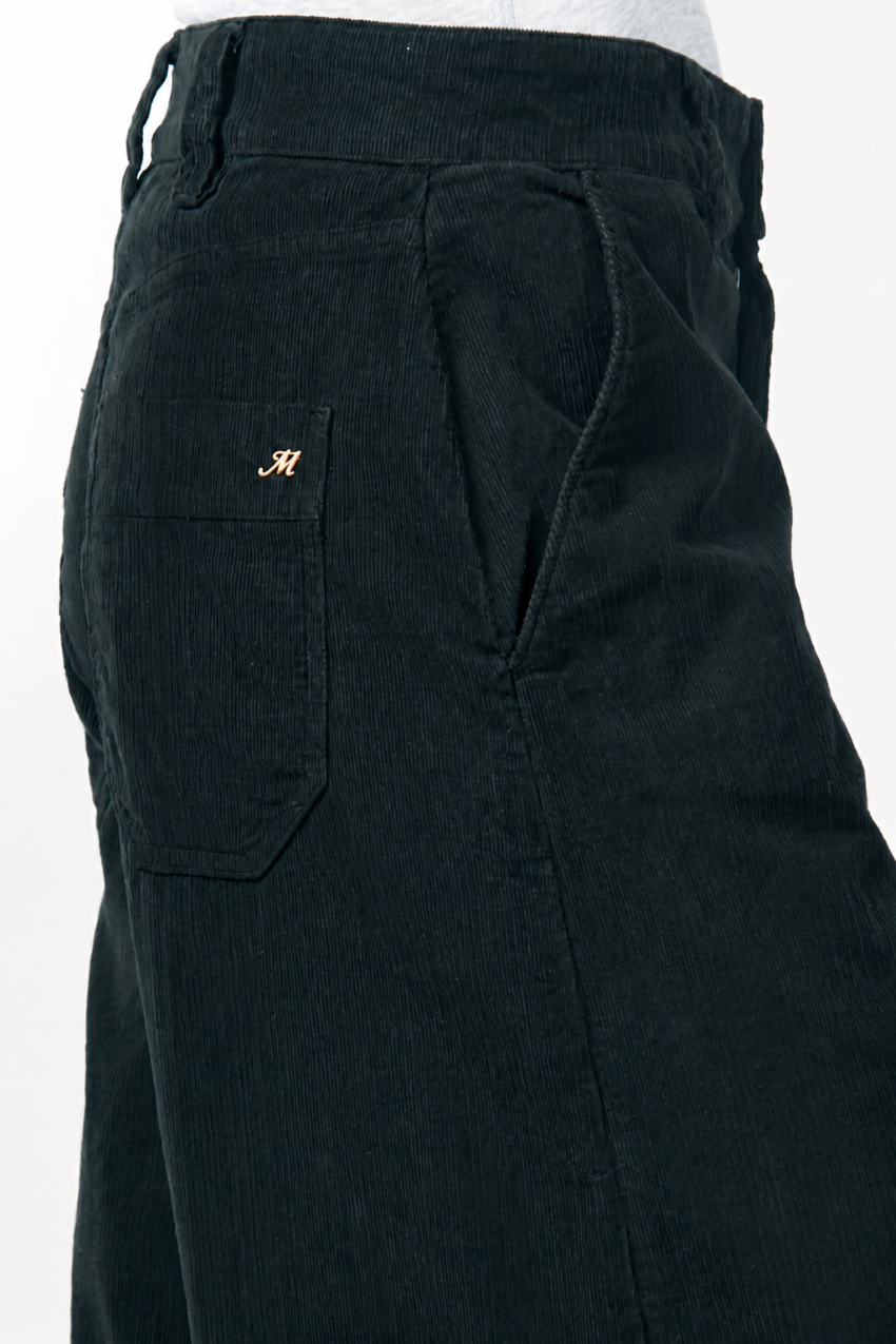 New York Wide pantalone chino donna in velluto 500 righe wide leg