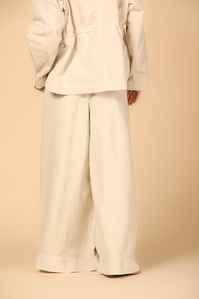 immagine 5 di pantalone chino donna modello Portofino in stucco fit relaxed di Mason's