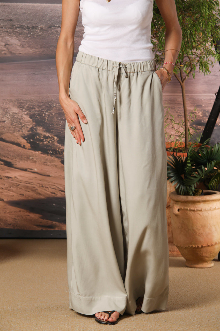 Portofino women's chino trousers in modal relaxed fit