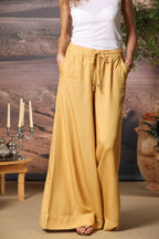 Portofino pantalón chino mujer en modal wide leg