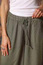 Portofino pantalón chino mujer en modal wide leg