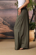 Portofino pantalón chino mujer en modal wide leg