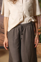 Portofino pantalón chino mujer en modal wide leg