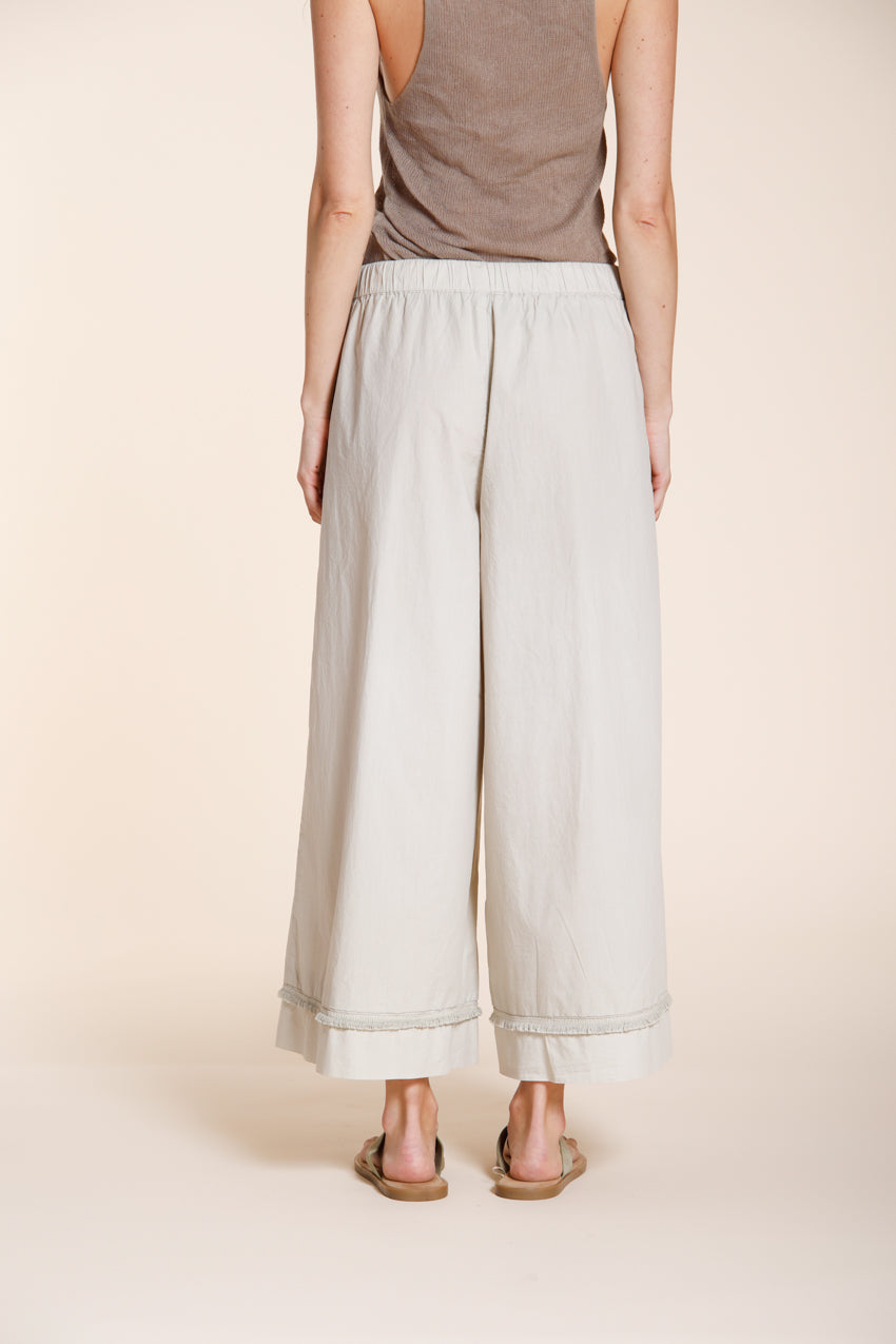 Portofino Cropped women's chino jogger pants in poplin wide leg