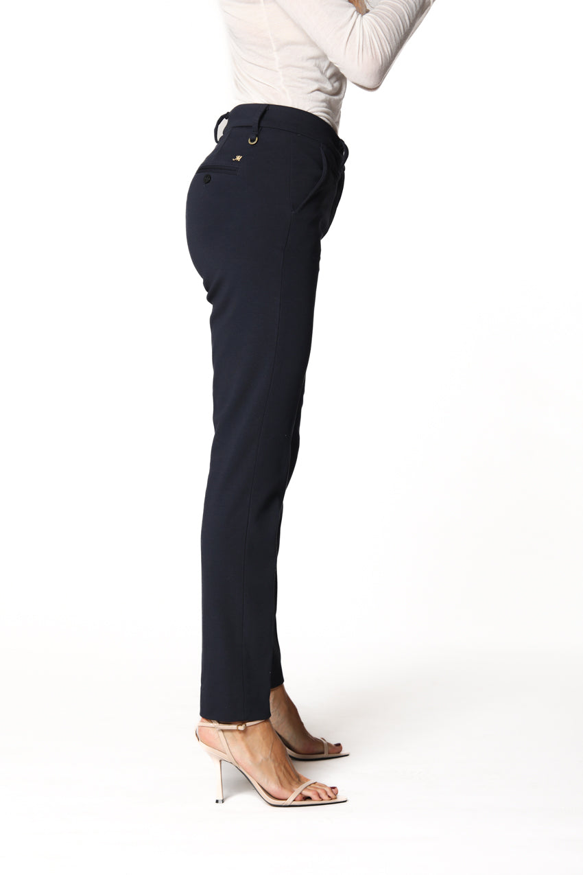 New York Slim Damen Chino-Hose aus Jersey technischem slim Fit ①