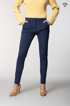 New York Slim pantalon chino femme en jersey technique slim fit ①