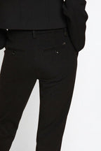 New York Slim women’s chino pants in technical jersey with slim fit ①