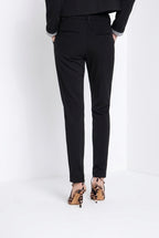 New York Slim women’s chino pants in technical jersey with slim fit ①