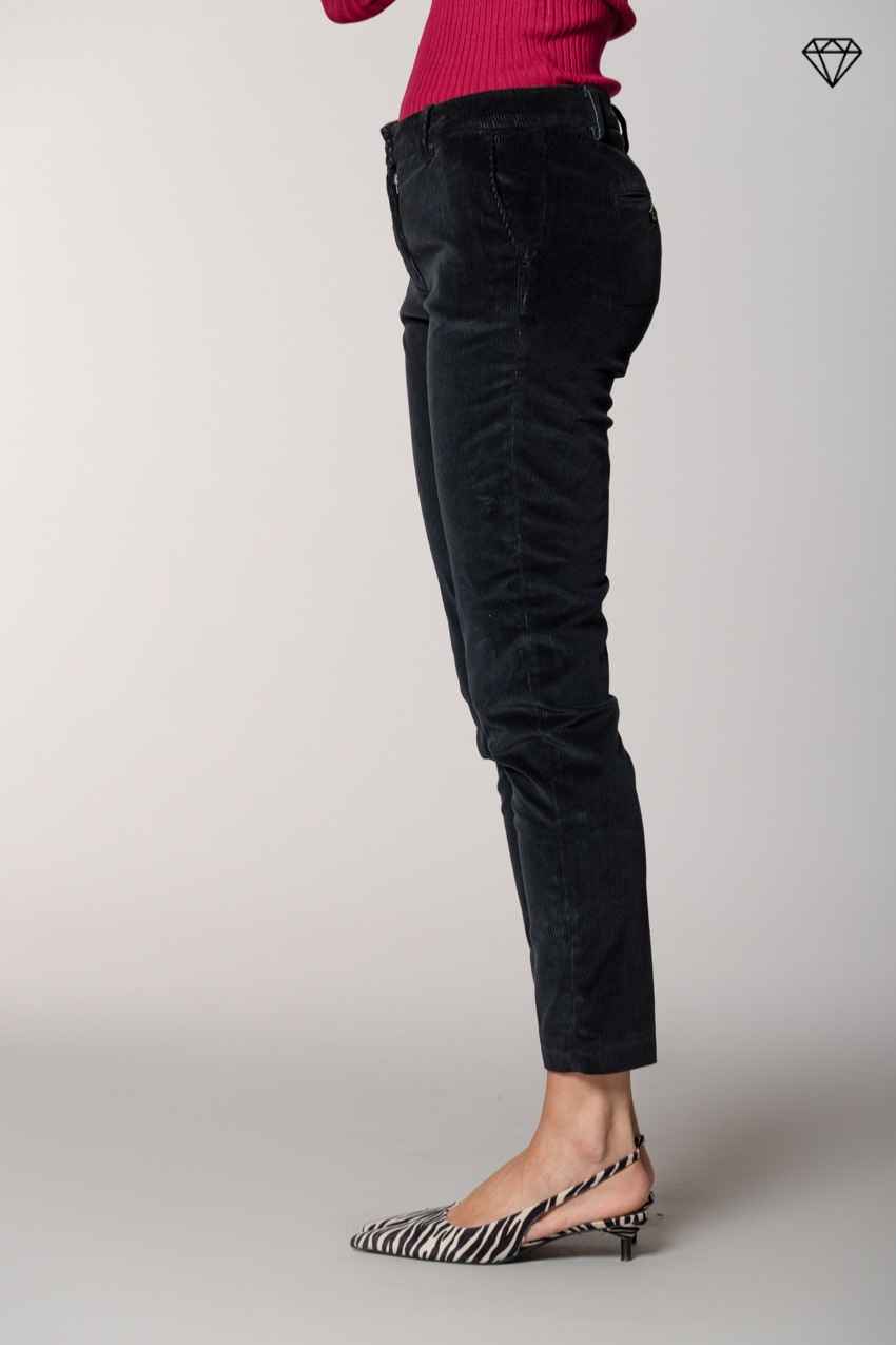 New York Slim Damen-Chinohose aus Kordsamt Slim Fit ①