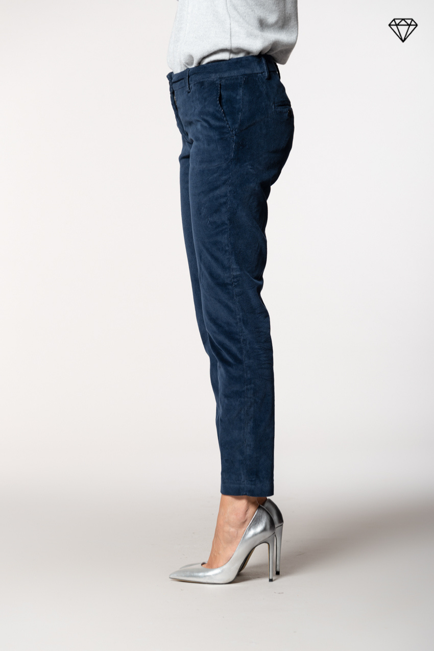 New York Slim Damen-Chinohose aus Kordsamt Slim Fit ①