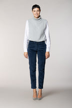 New York Slim pantalon chino femme en velours côtelé slim fit