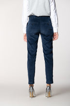 New York Slim pantalon chino femme en velours côtelé slim fit