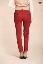 New York Slim pantalone chino donna in raso slim fit ①