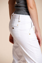 New York Slim pantalon chino femme en satin stretch slim fit ①