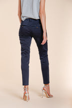New York Slim women's chino pants stretch satin slim fit ①