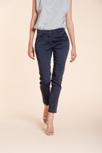 New York Slim women's chino pants stretch satin slim fit ①