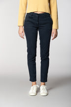 New York Slim pantalone chino donna in raso bistretch slim fit